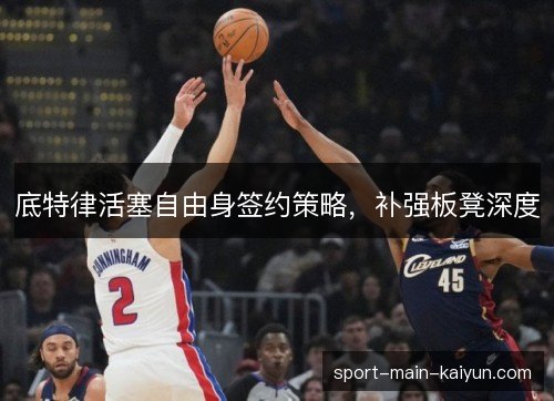 底特律活塞自由身签约策略，补强板凳深度